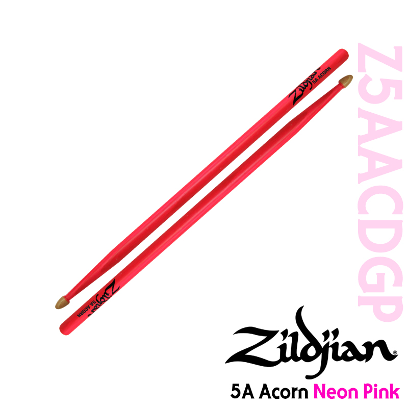 Zildjian 드럼스틱 5A Neon Pink (Z5AACDGP)